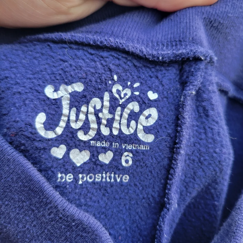 Justice soccer cropped capri sweat pants paint splatter rainbow 6